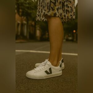 Veja White and Black Women's Sneakers